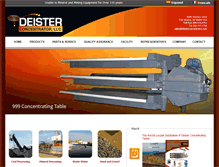 Tablet Screenshot of deisterconcentrator.com